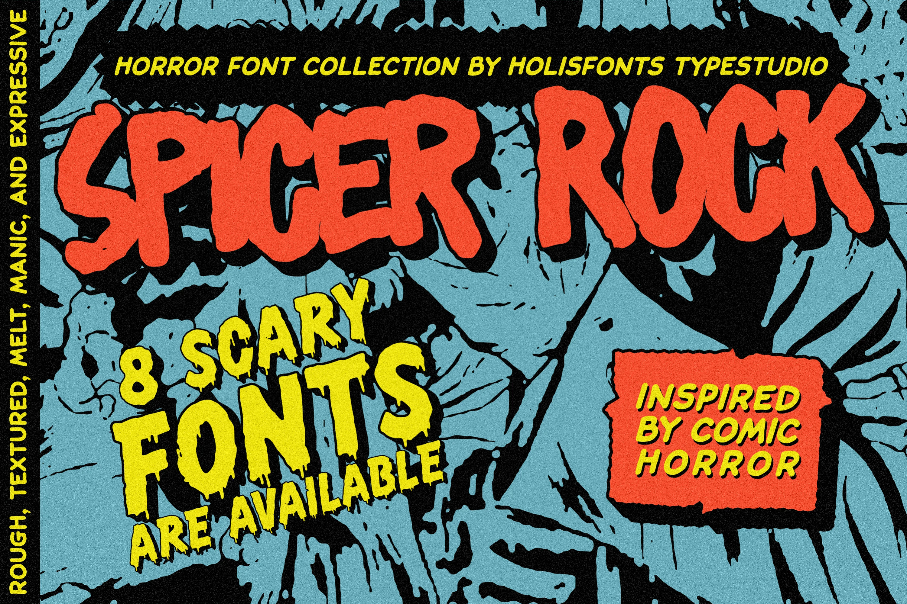 Spicer Rock Poster 1 Website Holisfonts 3000x2000 300dpi