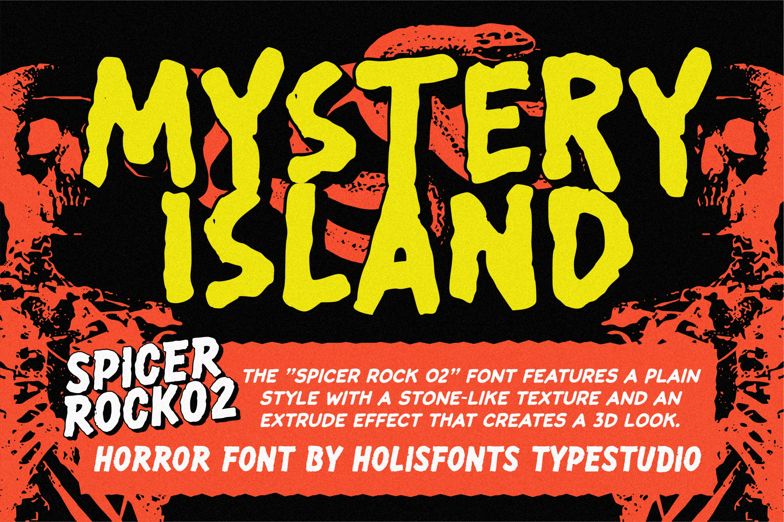 Spicer Rock Poster 3 Website Holisfonts 3000x2000 300dpi