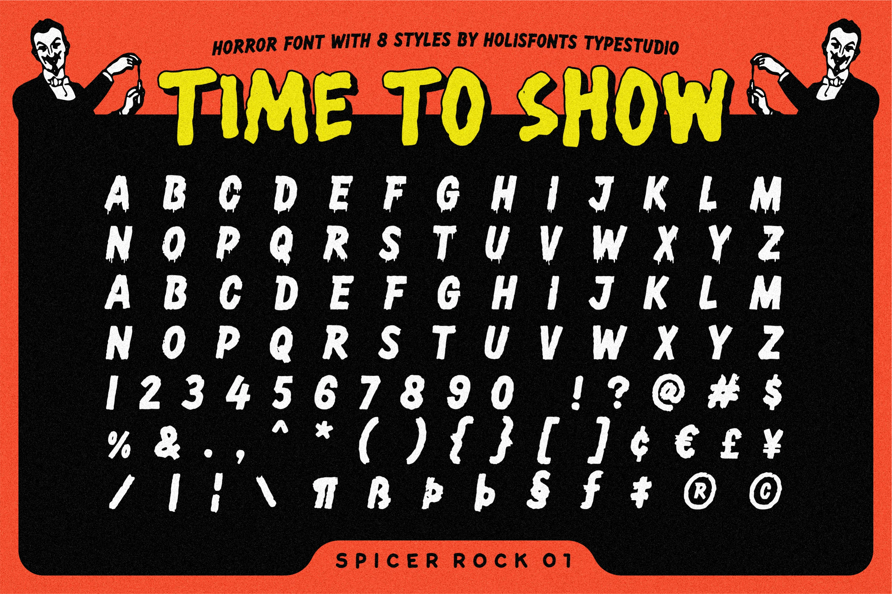Spicer Rock Poster 5 Website Holisfonts 3000x2000 300dpi