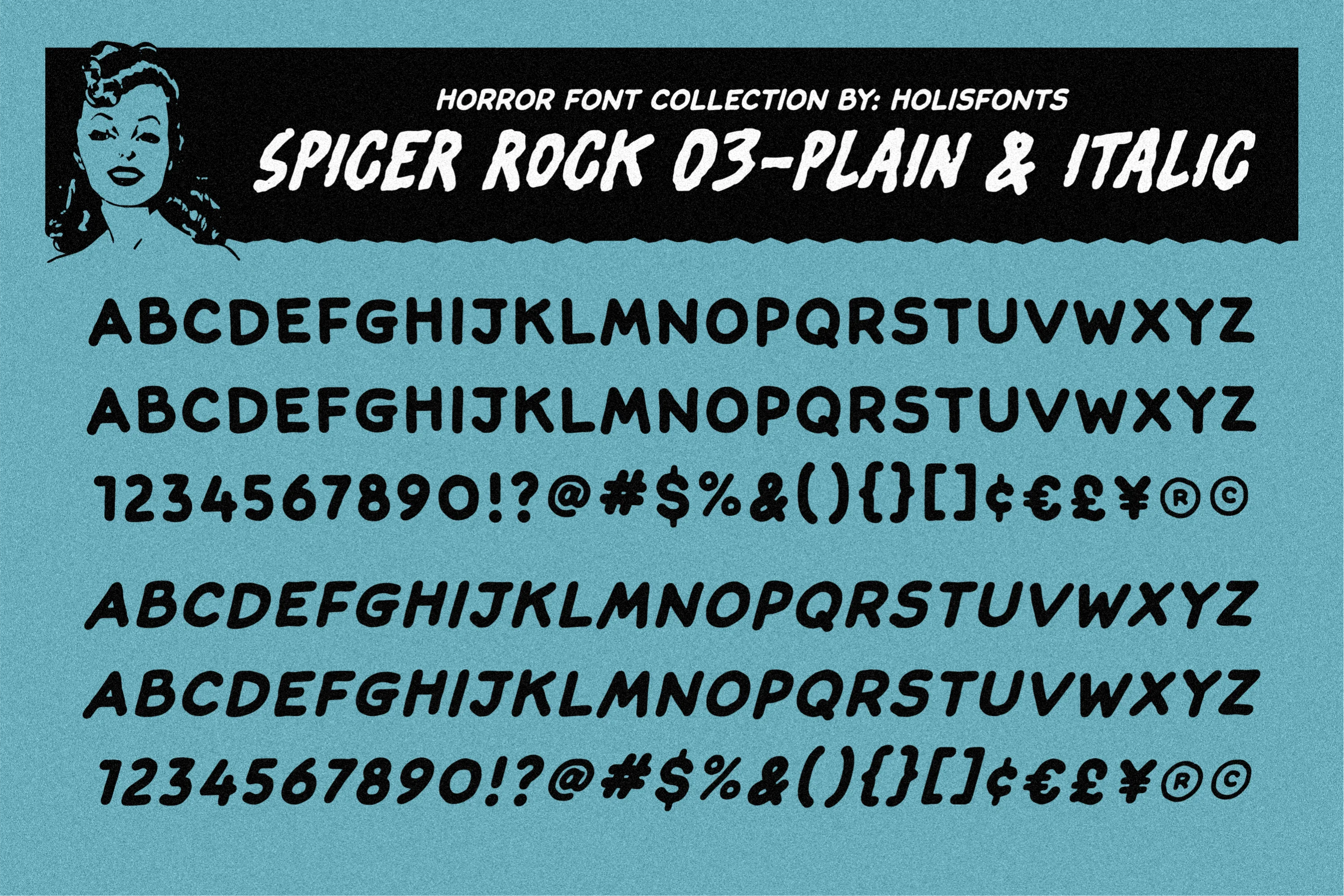 Spicer Rock Poster 7 Website Holisfonts 3000x2000 300dpi